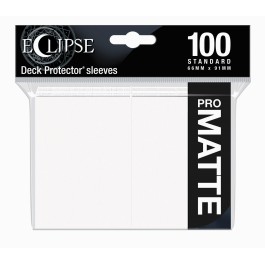 Ultra Pro - Pro Matte Eclipse: Deck Protector 100 Count Pack - Arctic White